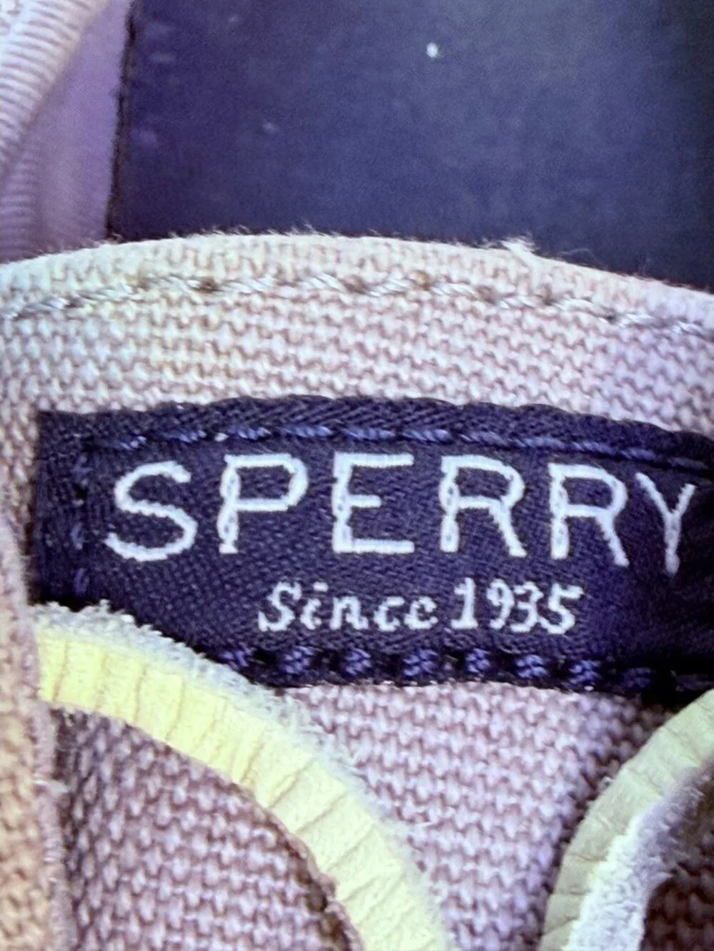Sperry Top Side Women's Size 6 Gray Canvas Sneaker Shoes